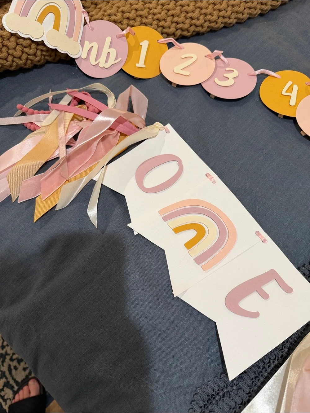 1st Birthday Party Decor - Rainbow Theme